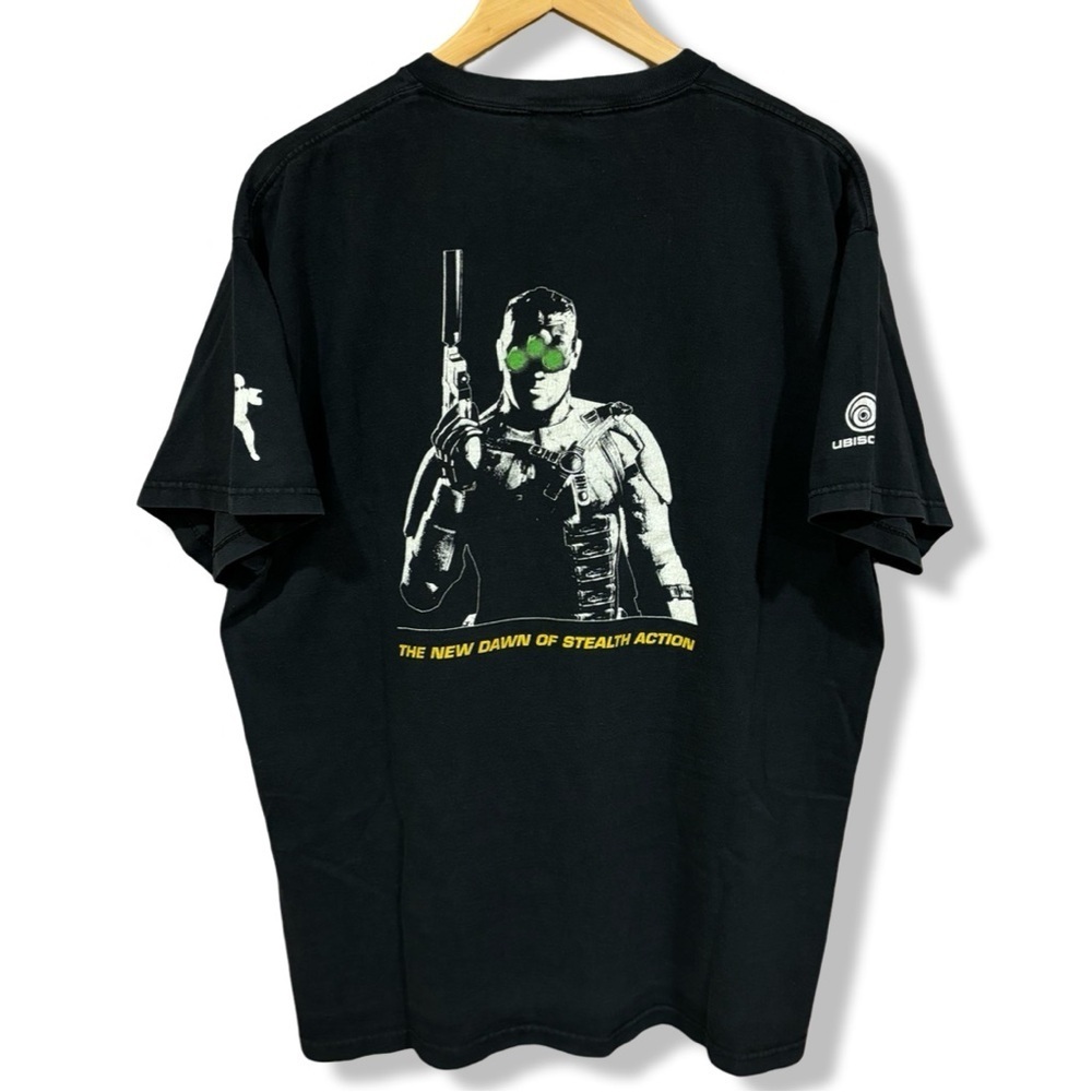 Vintage 2004 Splinter Cell Pandora Tomorrow Video Game Promo T-Shirt